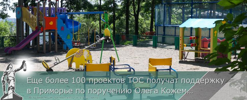 Еще более 100 проектов ТОС получат поддержку в Приморье по поручению Олега Кожемяко